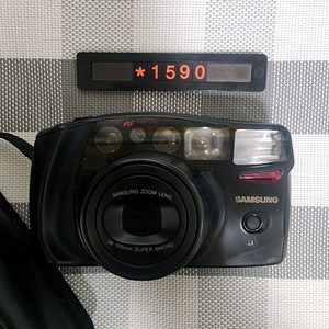 삼성캐녹스 퍼지줌 1050 필름카메라 파우치포함 이미지