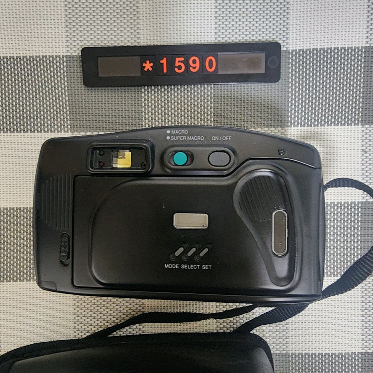 삼성캐녹스 퍼지줌 1050 필름카메라 파우치포함 이미지