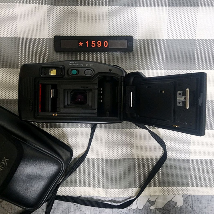 삼성캐녹스 퍼지줌 1050 필름카메라 파우치포함 이미지