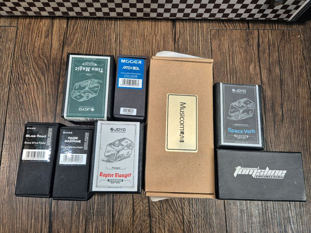 일렉기타 이펙터 페달보드 세트--2