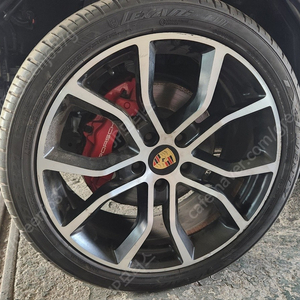 [중고] 2005년식 955 카이엔 21인치 Exclusive Wheel 휠·타이어 4짝 싸게판매합니다