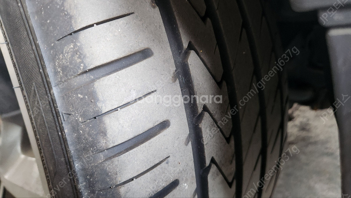 [중고] 2005년식 955 카이엔 21인치 Exclusive Wheel 휠·타이어 4짝 싸게판매합니다--5