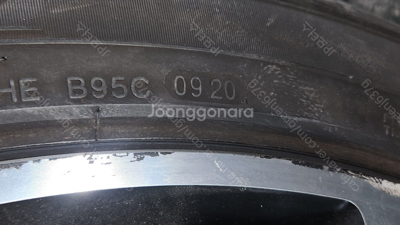 [중고] 2005년식 955 카이엔 21인치 Exclusive Wheel 휠·타이어 4짝 싸게판매합니다--9