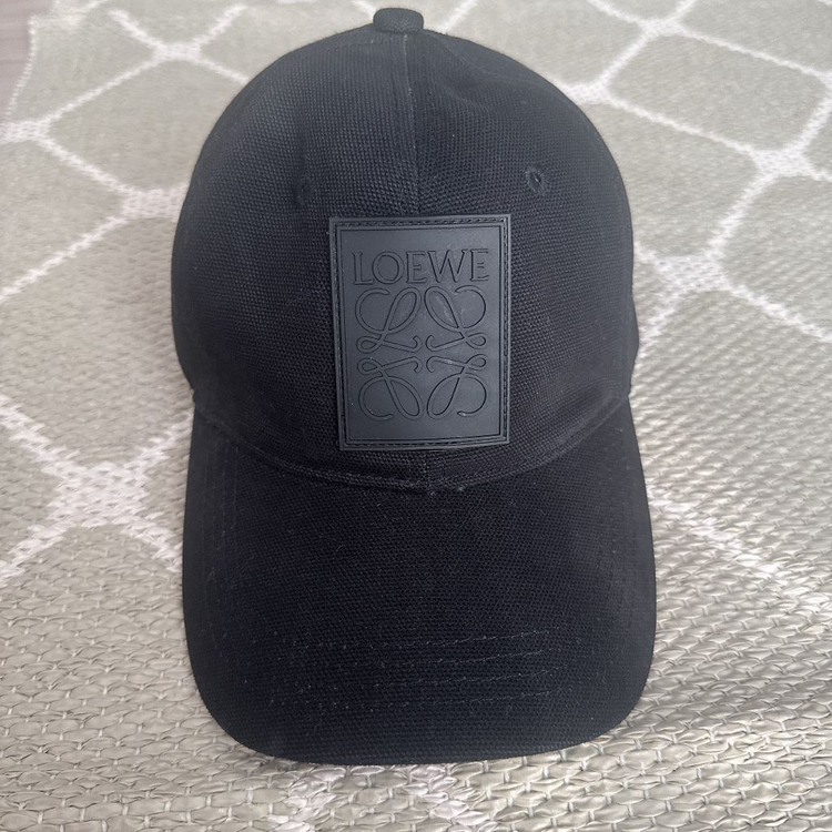 로에베 로고패치 캡모자 블랙 새상품--1