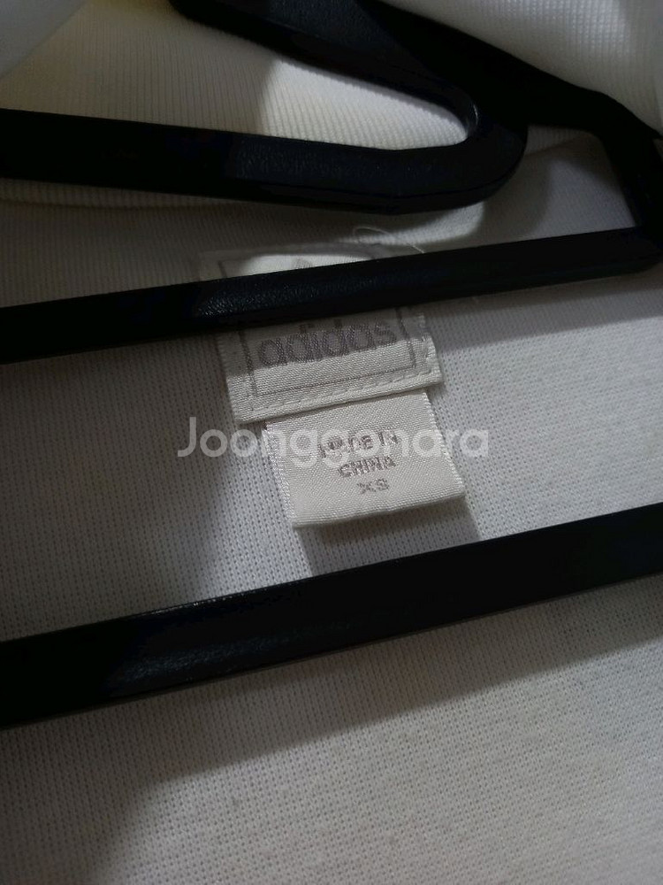 아디다스 USA 미국 화이트 여자 트랙탑 저지 져지집업 85/XS--3