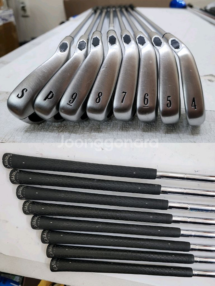 36만 캘러웨이 경량스틸 아이언 테일러메이드 등 남성용 중고골프채 풀세트--2