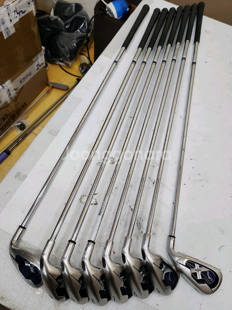 36만 캘러웨이 경량스틸 아이언 테일러메이드 등 남성용 중고골프채 풀세트--3