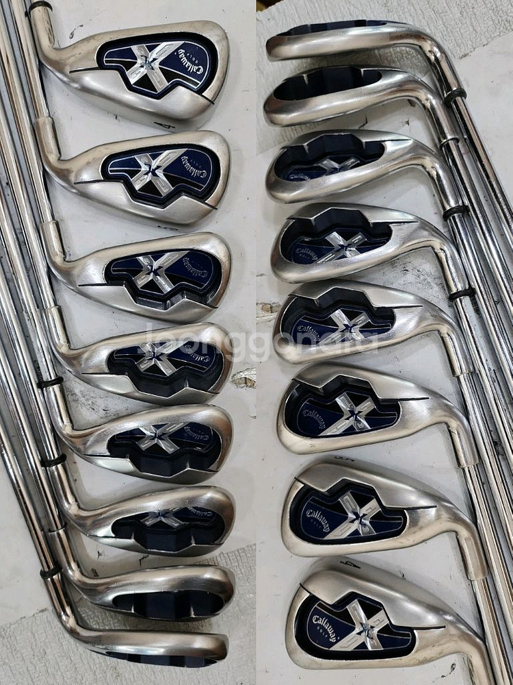 36만 캘러웨이 경량스틸 아이언 테일러메이드 등 남성용 중고골프채 풀세트--4
