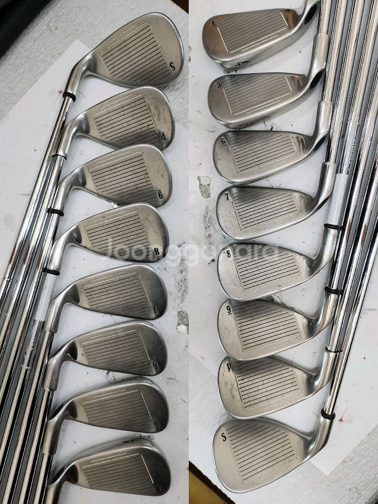 36만 캘러웨이 경량스틸 아이언 테일러메이드 등 남성용 중고골프채 풀세트--5