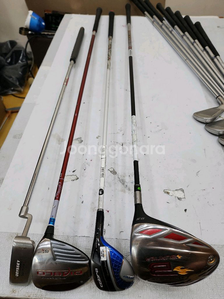 36만 캘러웨이 경량스틸 아이언 테일러메이드 등 남성용 중고골프채 풀세트--6