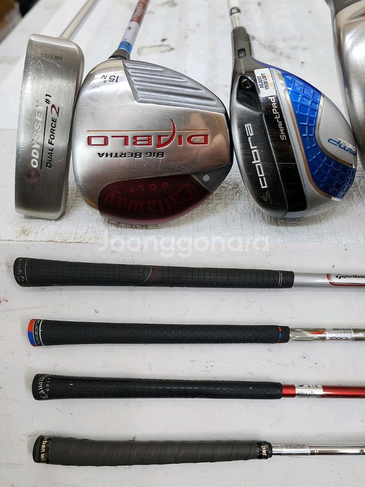 36만 캘러웨이 경량스틸 아이언 테일러메이드 등 남성용 중고골프채 풀세트--8