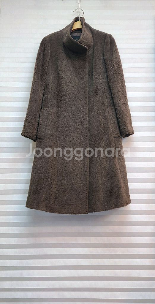 지고트> 수리알파카 벨티드 코트--2