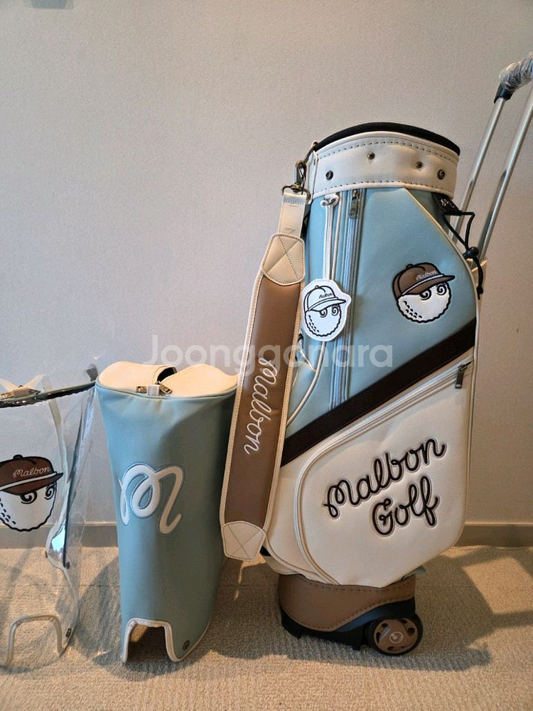 국내당일발송 말본골프백 캐디백 바퀴형 신상--1