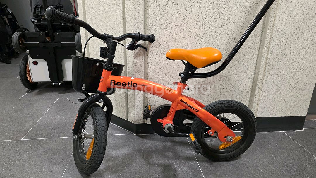 조코 바이크 비틀 12인치 유아 자전거 오렌지색--1