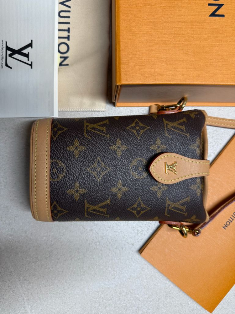 루이비통 폴드미 폰 파우치 모노그램 미니백 크로스백--4