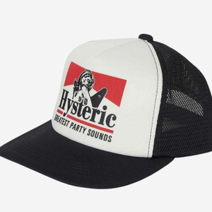 [새상품/OS] 히스테릭 글래머 기타 걸 메쉬 캡 블랙