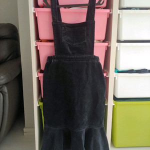 쿠키하우스 골덴 멜빵 치마 jm사이즈(반값택포)