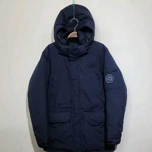 (95) 노스페이스 맥머도 패딩점퍼 네이비 거위털 구스다운 후드자켓