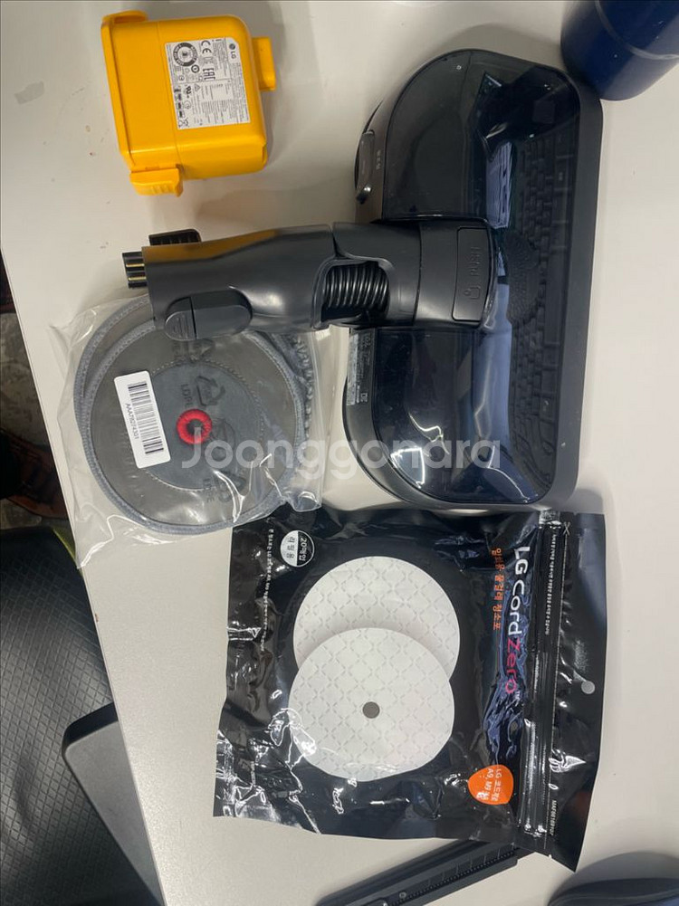 LG 코드제로 A9 물걸레 헤드+배터리--0