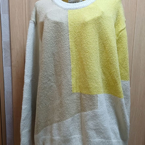 라퍼지스토어 LAFUDGE STORE 배색 니트 스웨터 L size