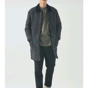 에피그램 코듀로이 퀼팅 코트