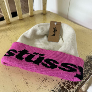 새상품 스투시 헬베티카 자카드 비니 이미지