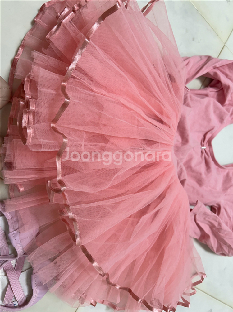 삐에아떼르 발레복 9호 코랄핑크--1