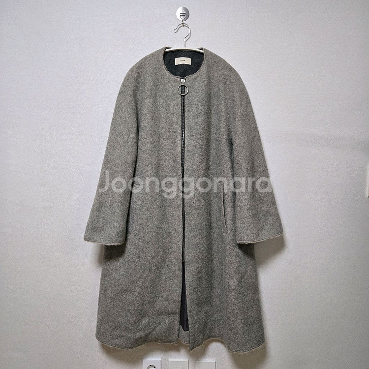 시스템 알파카 집업 코트 / 여성 코트--2