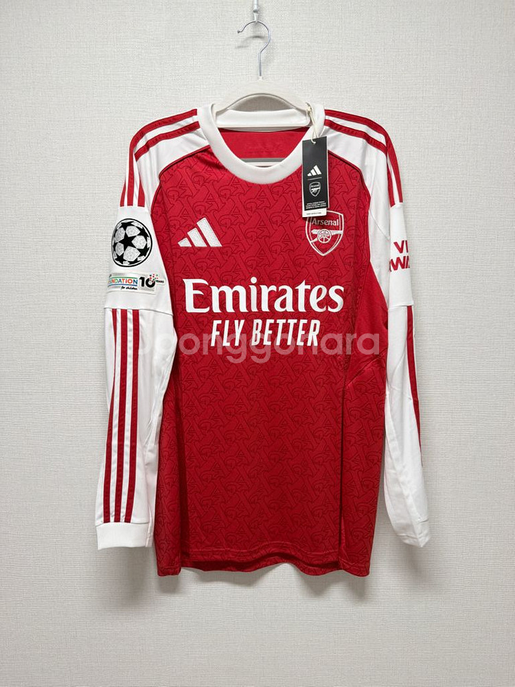 (새상품) 25-26 아스날 홈 긴팔 No.10 에제 정품 유니폼--1