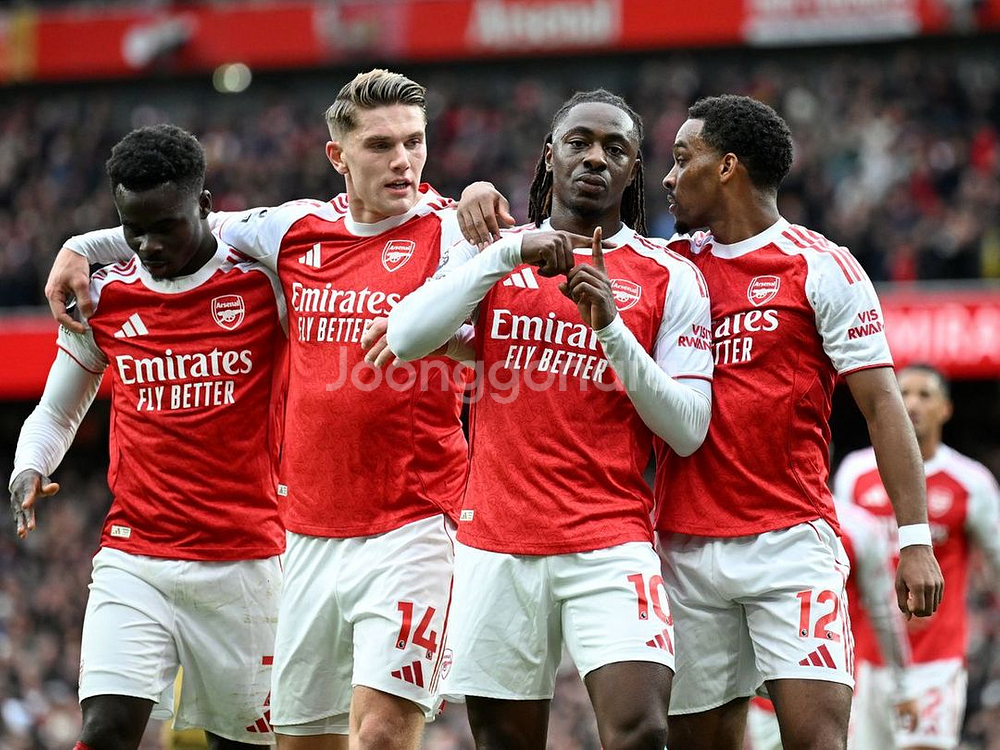 (새상품) 25-26 아스날 홈 긴팔 No.10 에제 정품 유니폼--7