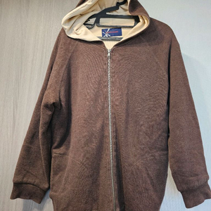 노튼 기모 브라운 후드집업