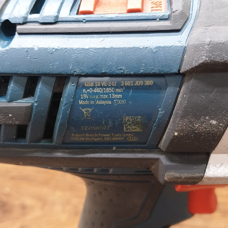 보쉬 충전드릴 GSB 18 VE-2-LI 배터리포함 이미지