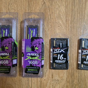 노트북용 DDR4 3200 16G 4개(2개 가격, 미개봉)