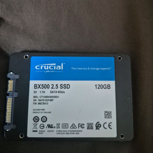 크루시얼 BX500 120GB SSD