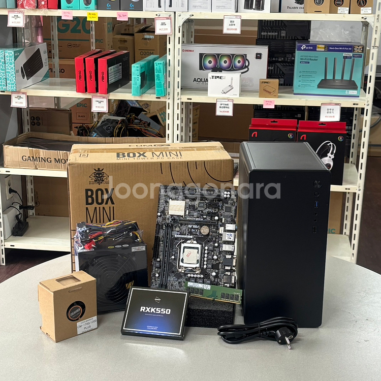 사무용 게임용 게이밍 i5-7세대 중고 조립 PC 본체 데스크탑 판매합니다! CAD, 영상편집, 작업용 무료배송!--0