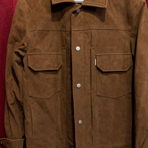 세인트페인 스웨이드 트러커 자켓 S