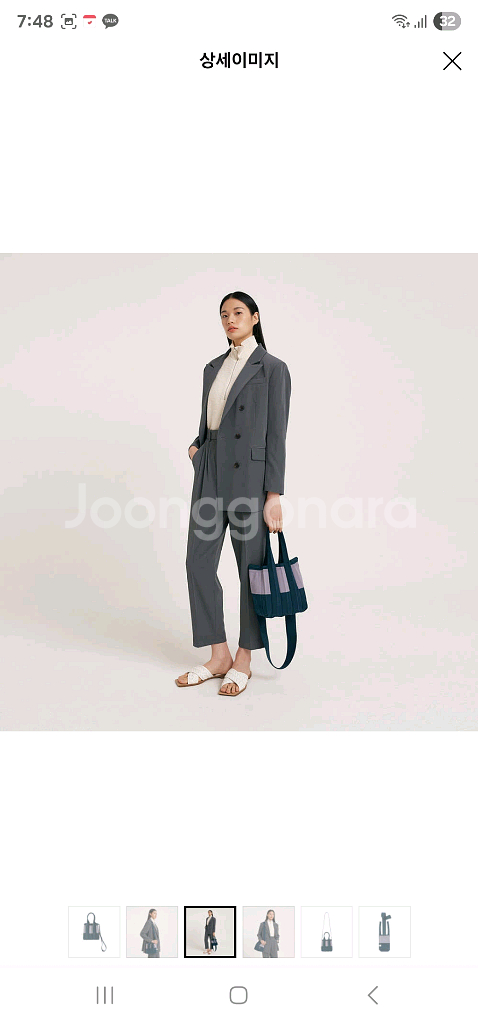 플리츠마마 미니투웨이백 니트백(새상품)--3