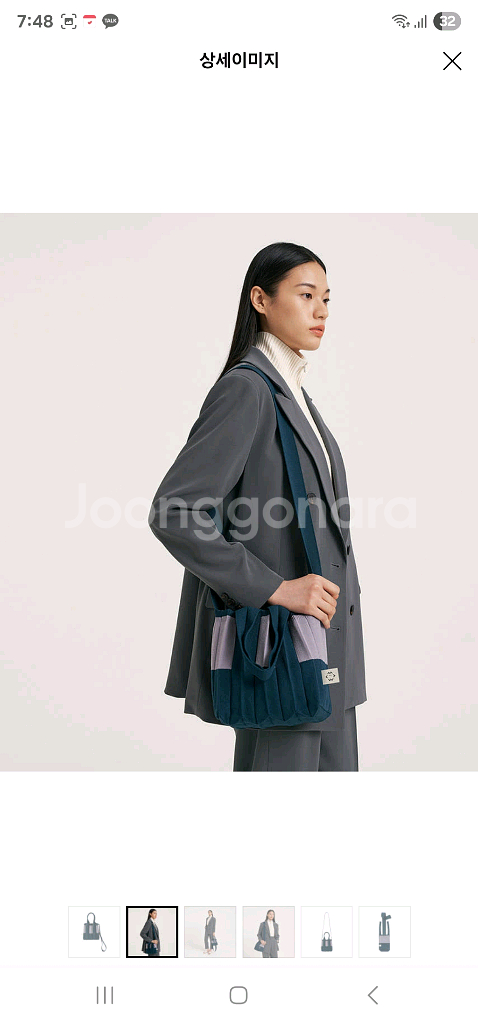 플리츠마마 미니투웨이백 니트백(새상품)--4