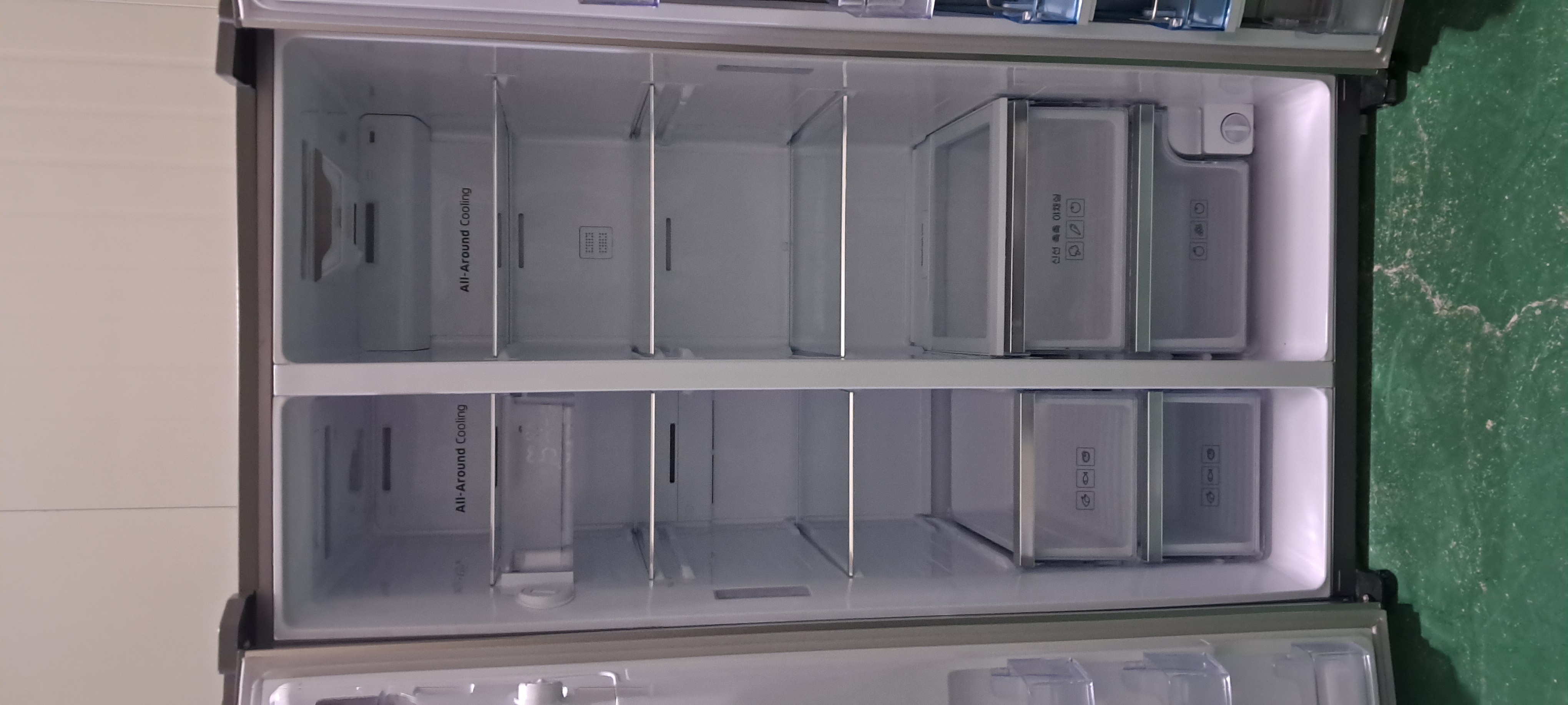 1595 삼성 785L 2도어 정수기양문형냉장고(메탈)--4