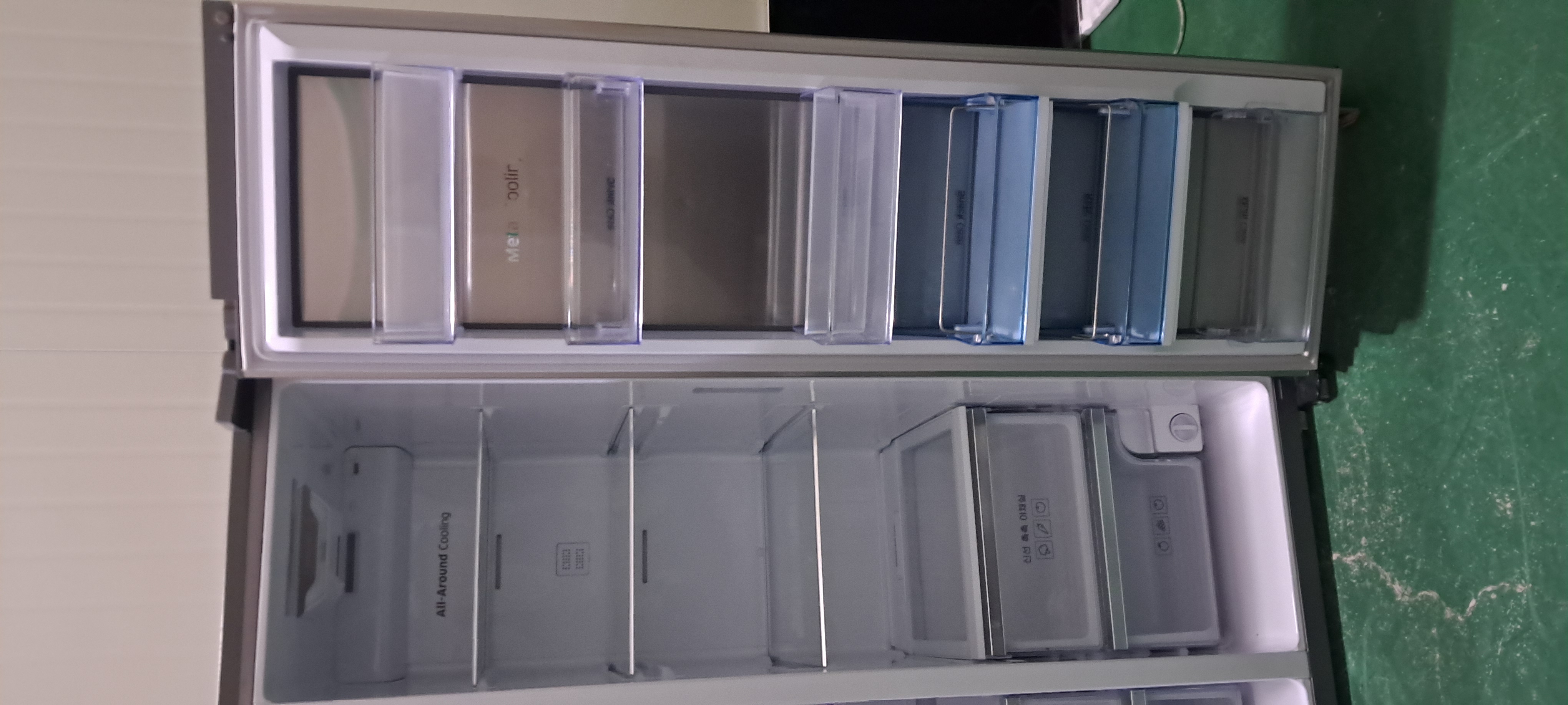 1595 삼성 785L 2도어 정수기양문형냉장고(메탈)--6