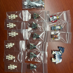 레고 미니피규어 정리 ( 스타워즈 , 뉴캐슬 , 인디애나 존스 , 기타 , 커스텀 )