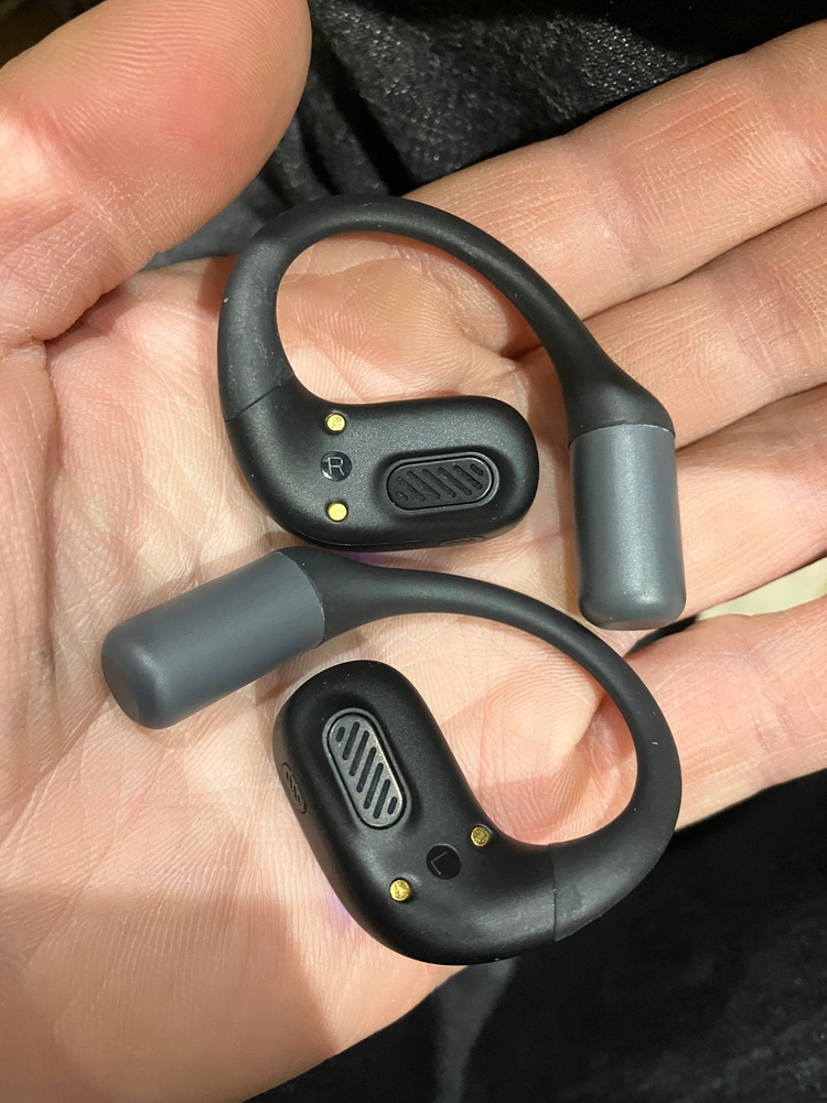 필립스 Philips Hi-Fi ENC 노이즈 캔슬링 무선 오픈형 이어폰 TAA6709 (다크 그레이) 이미지
