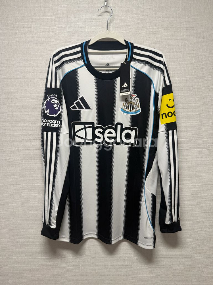 (새상품) 25-26 뉴캐슬 홈 긴팔 볼테마데 챔스 정품 유니폼--1