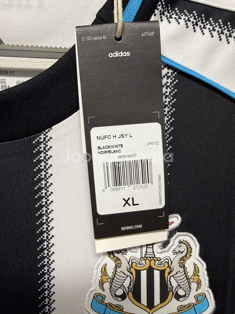 (새상품) 25-26 뉴캐슬 홈 긴팔 볼테마데 챔스 정품 유니폼--6