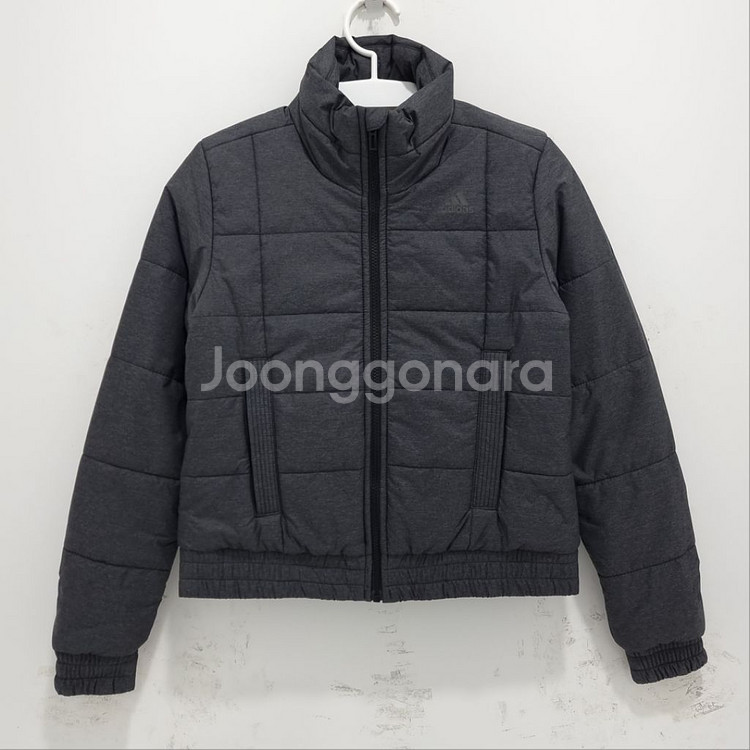 아디다스 여성 패딩 숏패딩 점퍼 집업 아우터 L--0