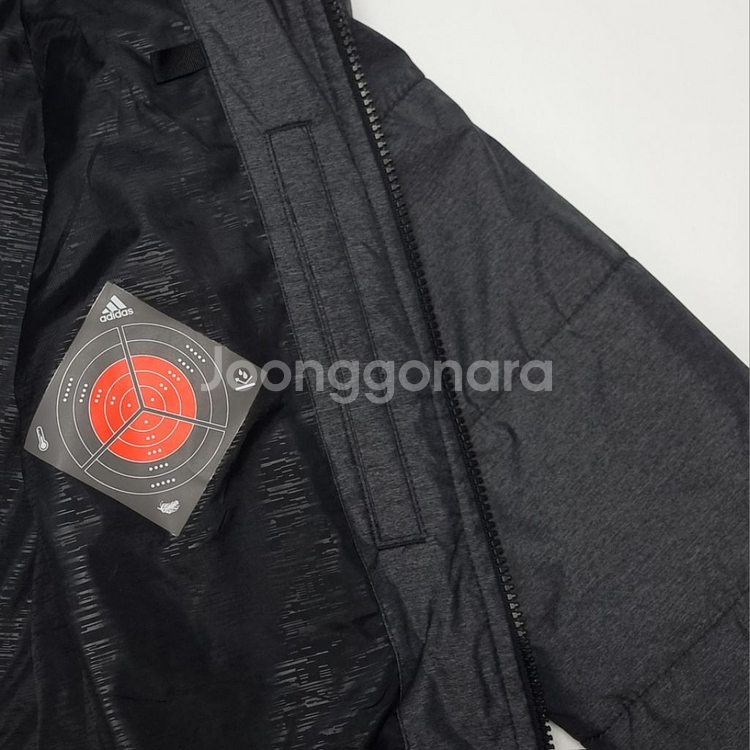 아디다스 여성 패딩 숏패딩 점퍼 집업 아우터 L--4