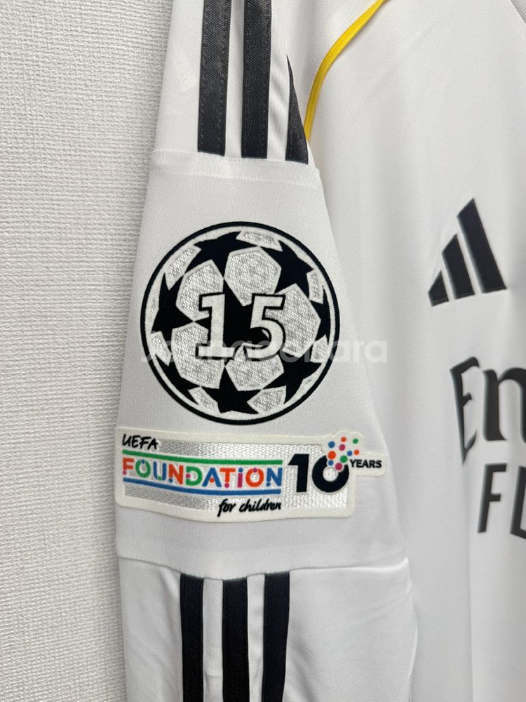 (새상품) 25-26 레알 마드리드 홈 긴팔 모드리치 챔스 정품 유니폼--3