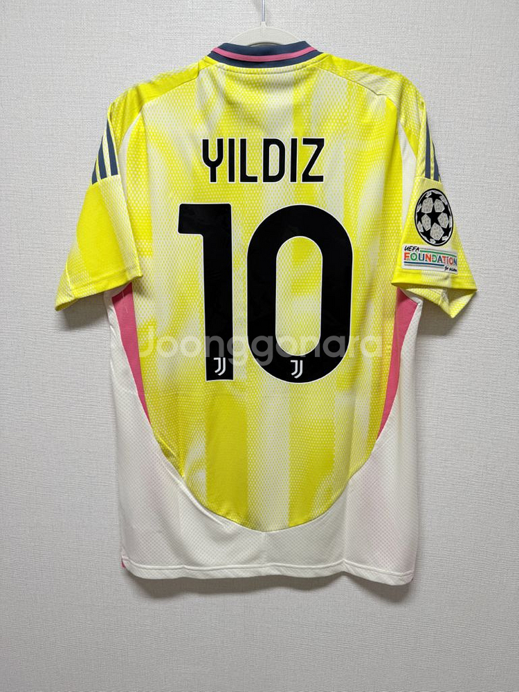(새상품) 24-25 유벤투스 어웨이 No.10 일디즈 정품 유니폼--1