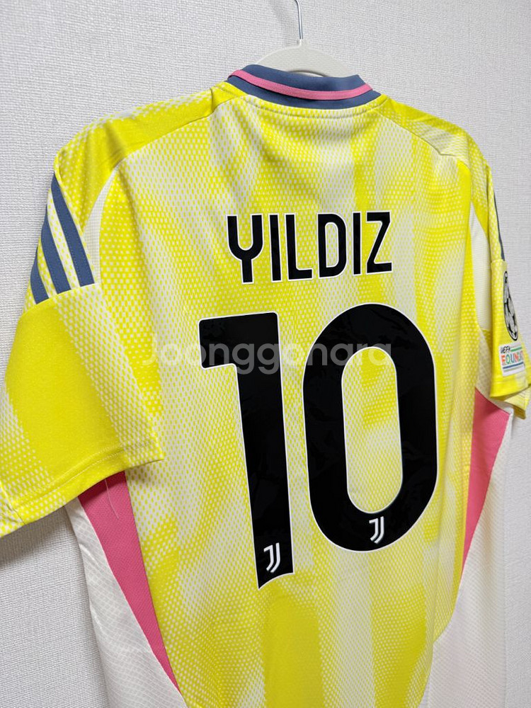 (새상품) 24-25 유벤투스 어웨이 No.10 일디즈 정품 유니폼--6