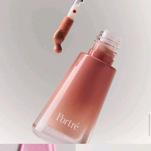 포트레 새틴 핏 리퀴드 치크 (젠틀 아프리콧)